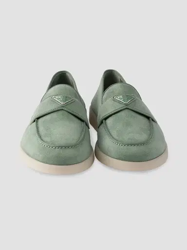 Prada Men's Suede Loafers | Thumbnail 4 Prada Men's Suede Loafers | Thumbnail 4