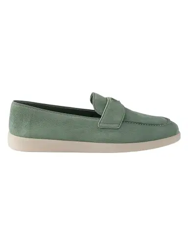 Prada Men's Suede Loafers | Thumbnail 1 Prada Men's Suede Loafers | Thumbnail 1