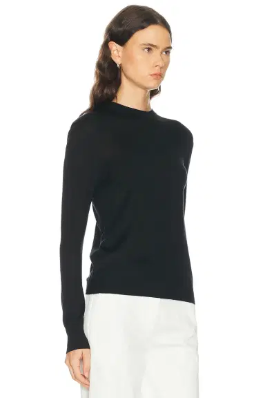 RENGGLI Silk Cashmere Crewneck Sweater | Thumbnail 2 RENGGLI Silk Cashmere Crewneck Sweater | Thumbnail 2
