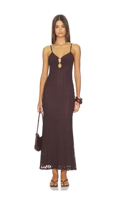 Bardot Karla Gold Clasp Dress | Thumbnail 1 Bardot Karla Gold Clasp Dress | Thumbnail 1