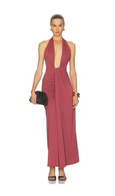 Bardot Ines Halter Neck Maxi Dress | Thumbnail 1 Bardot Ines Halter Neck Maxi Dress | Thumbnail 1