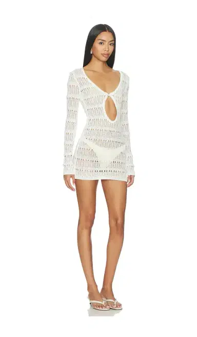 superdown Franny Crochet Mini Dress | Thumbnail 2 superdown Franny Crochet Mini Dress | Thumbnail 2