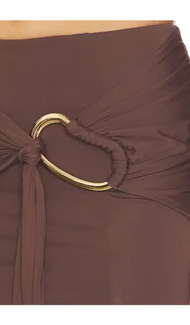 Bardot Dion Gold Detail Midi Skirt | Thumbnail 6 Bardot Dion Gold Detail Midi Skirt | Thumbnail 6