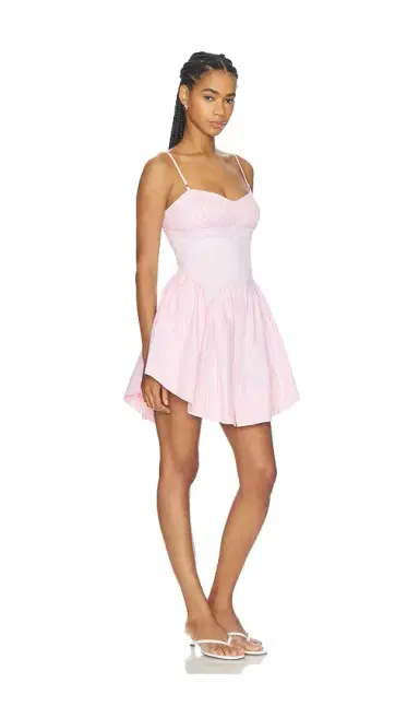 Fleur du Mal Short Button-up Garter Dress | Thumbnail 2 Fleur du Mal Short Button-up Garter Dress | Thumbnail 2