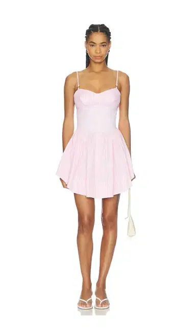 Fleur du Mal Short Button-up Garter Dress | Thumbnail 1 Fleur du Mal Short Button-up Garter Dress | Thumbnail 1