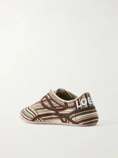 Loewe Paula's Ibiza Yago Embroidered Canvas Sneakers - Men | Thumbnail 4 Loewe Paula's Ibiza Yago Embroidered Canvas Sneakers - Men | Thumbnail 4