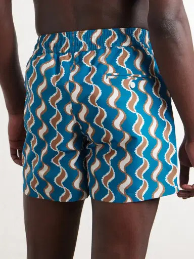 Frescobol Carioca Rio Straight-Leg Mid-Length Printed Swim Shorts - Men | Thumbnail 3 Frescobol Carioca Rio Straight-Leg Mid-Length Printed Swim Shorts - Men | Thumbnail 3