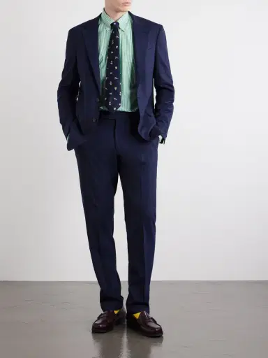 Polo Ralph Lauren Pinstriped Wool-Blend Suit Jacket - Men | Thumbnail 2 Polo Ralph Lauren Pinstriped Wool-Blend Suit Jacket - Men | Thumbnail 2