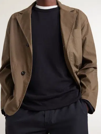 James Perse Garment-Dyed Loopback Supima Cotton-Jersey Sweatshirt - Men | Thumbnail 5 James Perse Garment-Dyed Loopback Supima Cotton-Jersey Sweatshirt - Men | Thumbnail 5