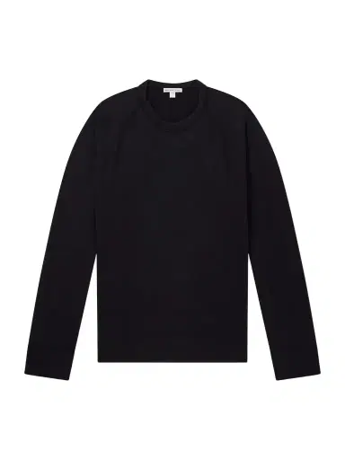 James Perse Garment-Dyed Loopback Supima Cotton-Jersey Sweatshirt - Men | Thumbnail 1 James Perse Garment-Dyed Loopback Supima Cotton-Jersey Sweatshirt - Men | Thumbnail 1