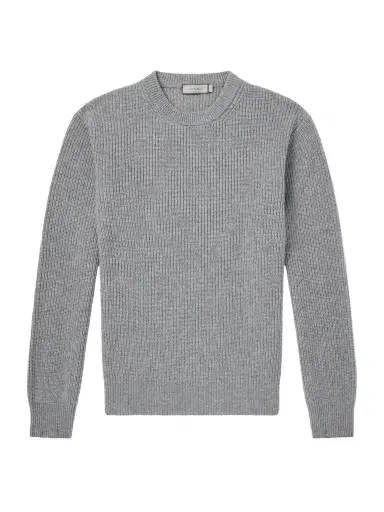 Canali Ribbed Wool and Cashmere-Blend Sweater - Men | Thumbnail 1 Canali Ribbed Wool and Cashmere-Blend Sweater - Men | Thumbnail 1