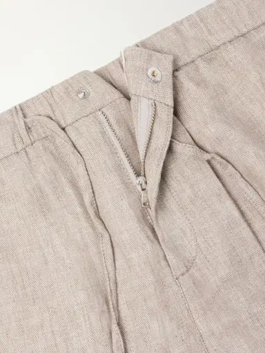 Frescobol Carioca Oscar Straight-Leg Linen and Cotton-Blend Drawstring Trousers - Men | Thumbnail 6 Frescobol Carioca Oscar Straight-Leg Linen and Cotton-Blend Drawstring Trousers - Men | Thumbnail 6