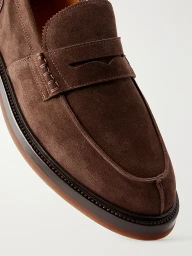 Officine Creative Sax Flexi 001 Suede Loafers - Men | Thumbnail 5 Officine Creative Sax Flexi 001 Suede Loafers - Men | Thumbnail 5