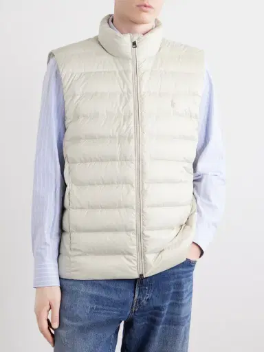 Polo Ralph Lauren Logo-Embroidered Quilted Shell Down Gilet - Men | Thumbnail 3 Polo Ralph Lauren Logo-Embroidered Quilted Shell Down Gilet - Men | Thumbnail 3