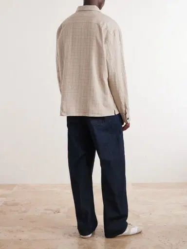 Frame Checked Woven Shirt - Men | Thumbnail 4 Frame Checked Woven Shirt - Men | Thumbnail 4