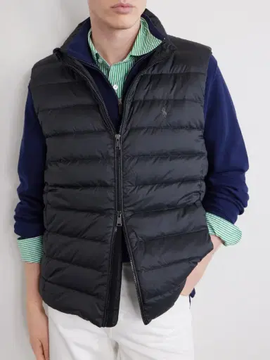 Polo Ralph Lauren Logo-Embroidered Quilted Shell Down Gilet - Men | Thumbnail 5 Polo Ralph Lauren Logo-Embroidered Quilted Shell Down Gilet - Men | Thumbnail 5