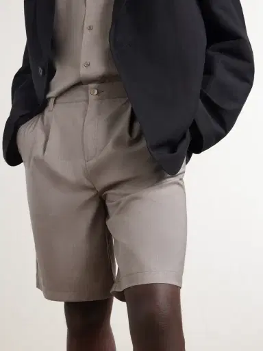 Frescobol Carioca Serano Pleated Wool Shorts - Men | Thumbnail 5 Frescobol Carioca Serano Pleated Wool Shorts - Men | Thumbnail 5