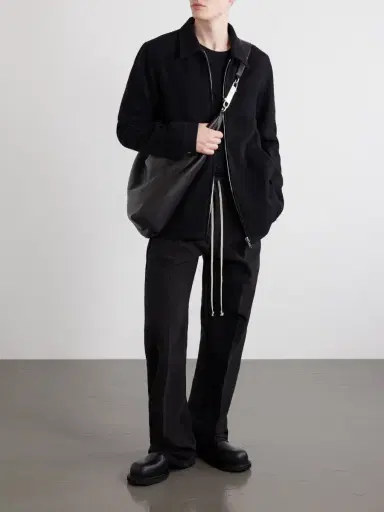 Rick Owens Gemini Leather Messenger Bag - Men | Thumbnail 2 Rick Owens Gemini Leather Messenger Bag - Men | Thumbnail 2