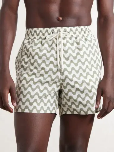 Frescobol Carioca Rio Straight-Leg Mid-Length Printed Swim Shorts - Men | Thumbnail 2 Frescobol Carioca Rio Straight-Leg Mid-Length Printed Swim Shorts - Men | Thumbnail 2