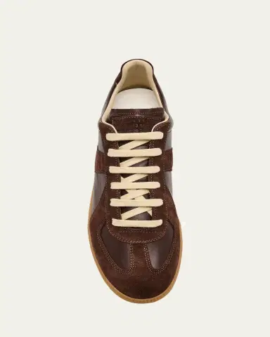 Maison Margiela Men's Replica Leather Low-Top Sneakers | Thumbnail 17 Maison Margiela Men's Replica Leather Low-Top Sneakers | Thumbnail 17