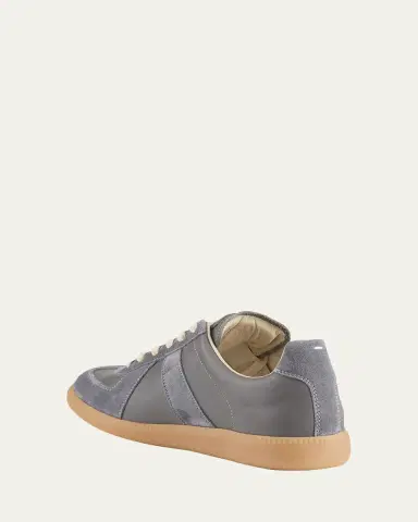 Maison Margiela Men's Replica Leather Low-Top Sneakers | Thumbnail 8 Maison Margiela Men's Replica Leather Low-Top Sneakers | Thumbnail 8