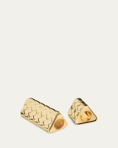 Bottega Veneta Gold Intreccio Atomizer Travel Case | Thumbnail 2 Bottega Veneta Gold Intreccio Atomizer Travel Case | Thumbnail 2
