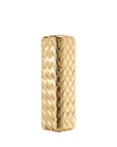 Bottega Veneta Gold Intreccio Atomizer Travel Case | Thumbnail 1 Bottega Veneta Gold Intreccio Atomizer Travel Case | Thumbnail 1