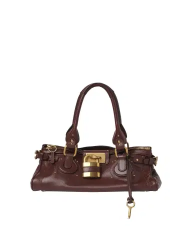 Chloé Paddington Padlock Shoulder Bag in Leather | Thumbnail 1 Chloé Paddington Padlock Shoulder Bag in Leather | Thumbnail 1