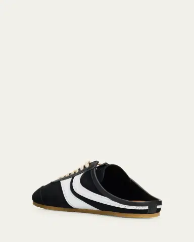 Dries Van Noten Suede Sneaker Mules | Thumbnail 4 Dries Van Noten Suede Sneaker Mules | Thumbnail 4