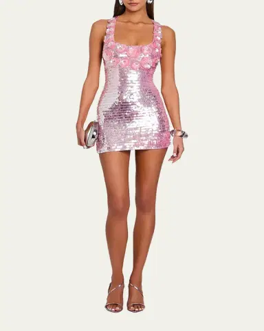 Retrofete Joanne Sequin Mini Dress | Thumbnail 2 Retrofete Joanne Sequin Mini Dress | Thumbnail 2