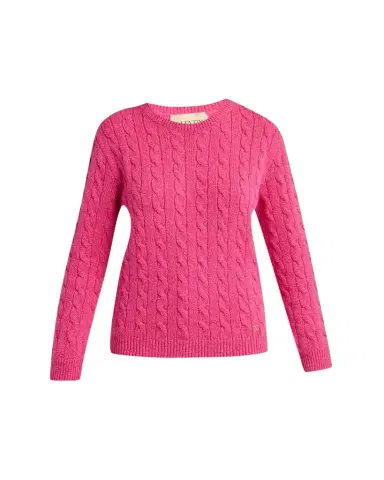 Valentino Garavani Cable Knit Crewneck Sweater | Thumbnail 1 Valentino Garavani Cable Knit Crewneck Sweater | Thumbnail 1