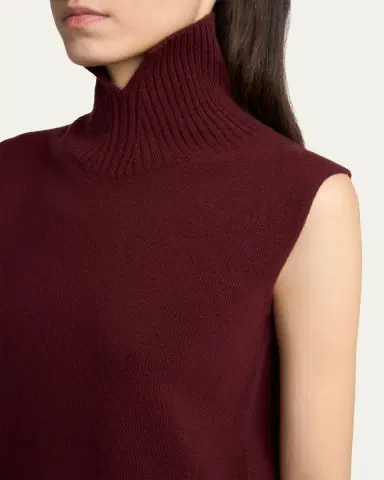 Jil Sander High-Neck Split Hem Gilet | Thumbnail 5 Jil Sander High-Neck Split Hem Gilet | Thumbnail 5