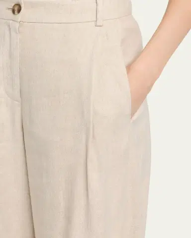 Toccin Elowen Pleated Pants with Ankle Ties | Thumbnail 5 Toccin Elowen Pleated Pants with Ankle Ties | Thumbnail 5
