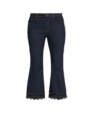 Cinq à Sept Stevie Guipure Lace Crop Flare Jeans | Thumbnail 1 Cinq à Sept Stevie Guipure Lace Crop Flare Jeans | Thumbnail 1