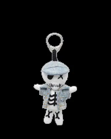 McQueen The Doll Denim Bag Charm | Thumbnail 2 McQueen The Doll Denim Bag Charm | Thumbnail 2