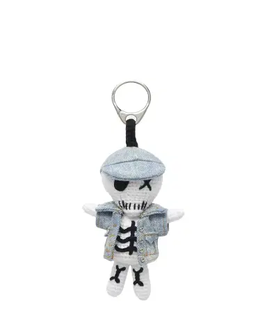 McQueen The Doll Denim Bag Charm | Thumbnail 1 McQueen The Doll Denim Bag Charm | Thumbnail 1