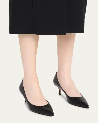 Gianvito Rossi 55mm Gianvito Leather Pumps | Thumbnail 2 Gianvito Rossi 55mm Gianvito Leather Pumps | Thumbnail 2