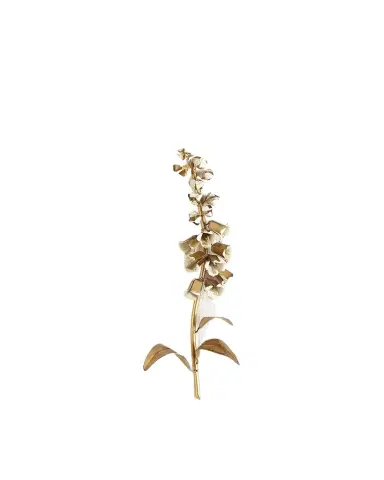 Tommy Mitchell Original Gilded Foxglove Study on Linen | Thumbnail 1 Tommy Mitchell Original Gilded Foxglove Study on Linen | Thumbnail 1