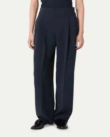Max Mara Pleated Straight-Leg Trousers | Thumbnail 4 Max Mara Pleated Straight-Leg Trousers | Thumbnail 4