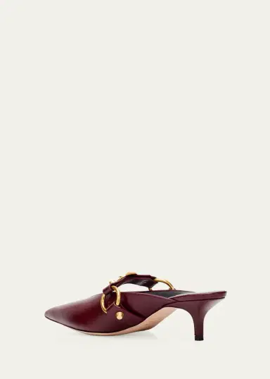 Balenciaga 45mm City Leather Mules | Thumbnail 9 Balenciaga 45mm City Leather Mules | Thumbnail 9