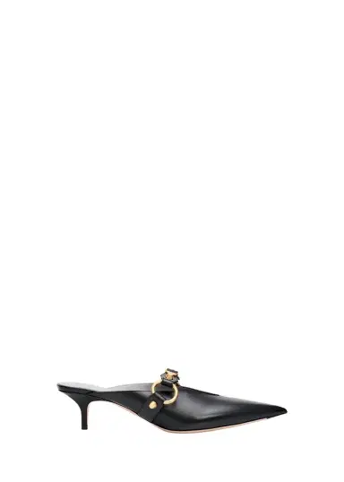 Balenciaga 45mm City Leather Mules | Thumbnail 1 Balenciaga 45mm City Leather Mules | Thumbnail 1