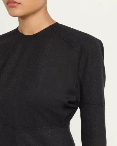 Victoria Beckham Dolman-Sleeve A-Line Midi Dress | Thumbnail 5 Victoria Beckham Dolman-Sleeve A-Line Midi Dress | Thumbnail 5