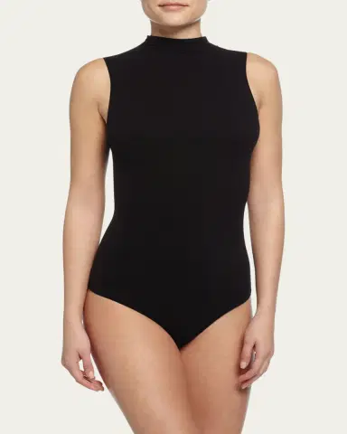 Commando Seamless Mock-Neck Thong Bodysuit | Thumbnail 2 Commando Seamless Mock-Neck Thong Bodysuit | Thumbnail 2