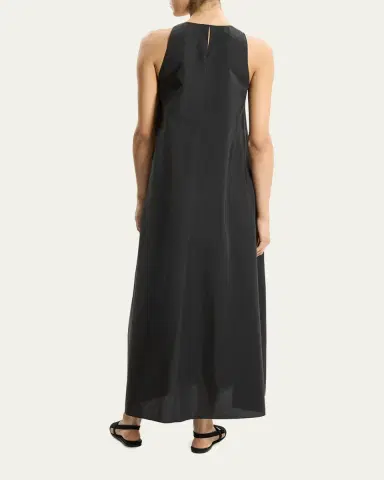 Theory A-Line Cotton Tent Maxi Dress | Thumbnail 3 Theory A-Line Cotton Tent Maxi Dress | Thumbnail 3