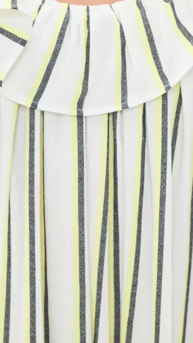 Marrakshi Life The Ruffled Midi Dress Stripe 20 | Thumbnail 6 Marrakshi Life The Ruffled Midi Dress Stripe 20 | Thumbnail 6