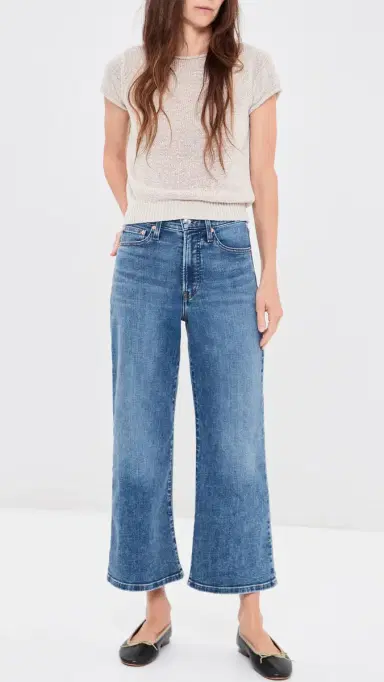 Madewell The Petite Wide Leg Crop Jeans Oneida Wash 30 | Thumbnail 5 Madewell The Petite Wide Leg Crop Jeans Oneida Wash 30 | Thumbnail 5