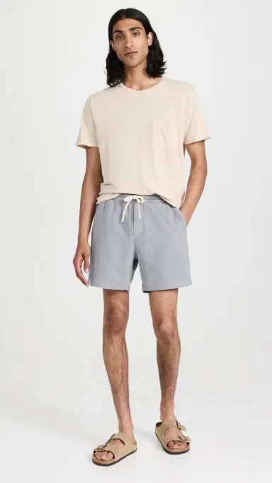Marine Layer aturday Beach Shorts 6 Mid Grey | Thumbnail 5 Marine Layer aturday Beach Shorts 6 Mid Grey | Thumbnail 5