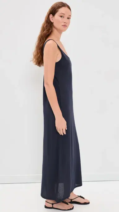 Leset Milo Scoop Tank Dress Midnight | Thumbnail 4 Leset Milo Scoop Tank Dress Midnight | Thumbnail 4