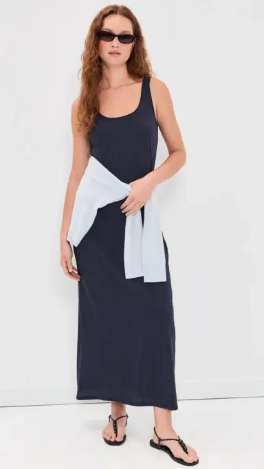Leset Milo Scoop Tank Dress Midnight | Thumbnail 5 Leset Milo Scoop Tank Dress Midnight | Thumbnail 5