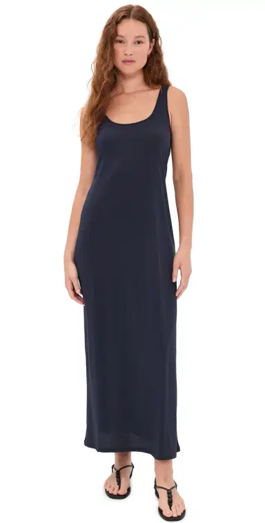 Leset Milo Scoop Tank Dress Midnight | Thumbnail 1 Leset Milo Scoop Tank Dress Midnight | Thumbnail 1